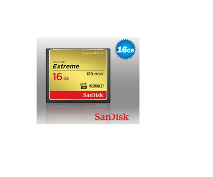Karta pamięci Sandisk 16GB Extreme CompactFlash 120MB/s